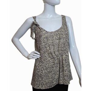 GAP Womens Animal Print Sleeveless Top Size Small
